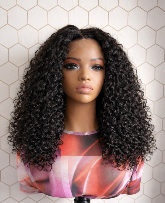 Burmese curly 13x4 HD lace wig