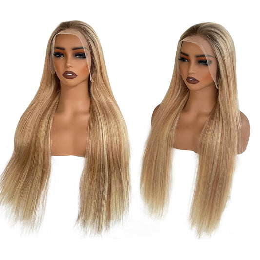Straight Balayage HD 13x4 Lace Frontal Wig