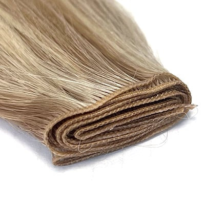 Genius weft human hair extensions