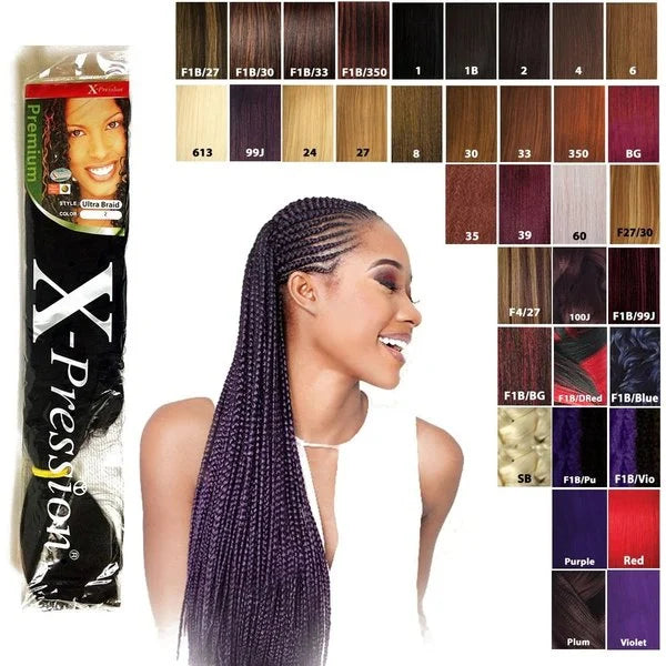 X-Pression Pre-Stretched Braiding Hair
